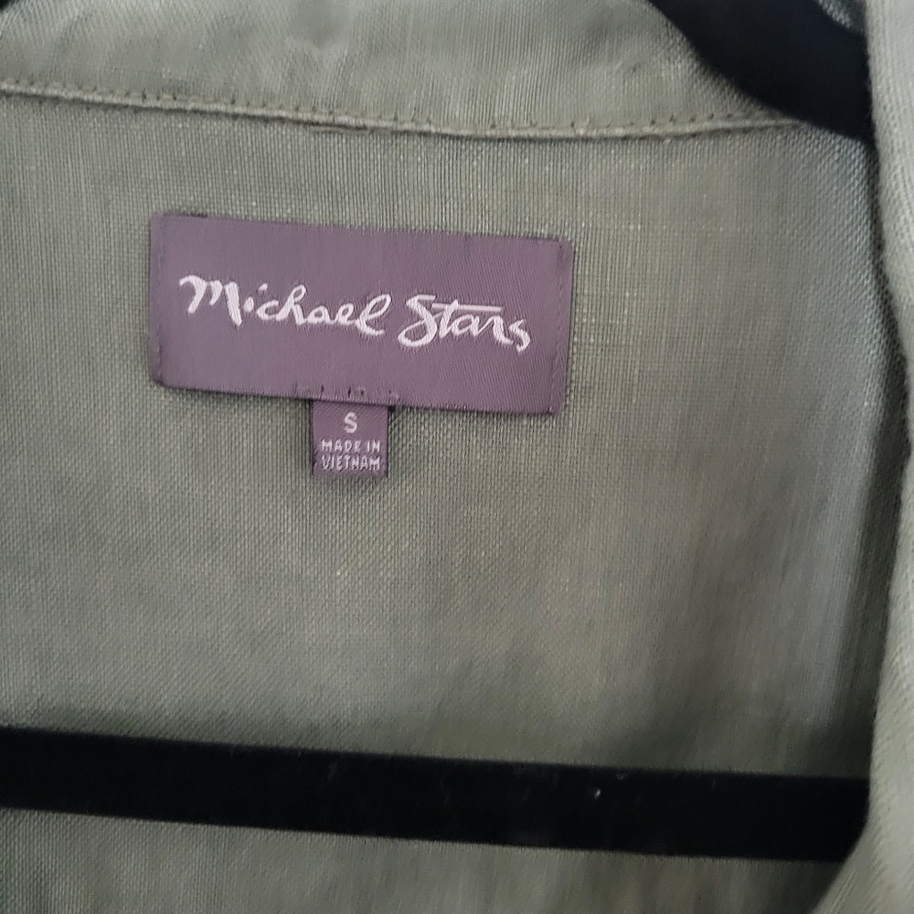 Michael Stars Linen Jacket - Picture 5 of 10